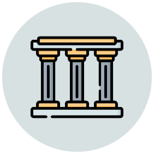 3 pillars icon